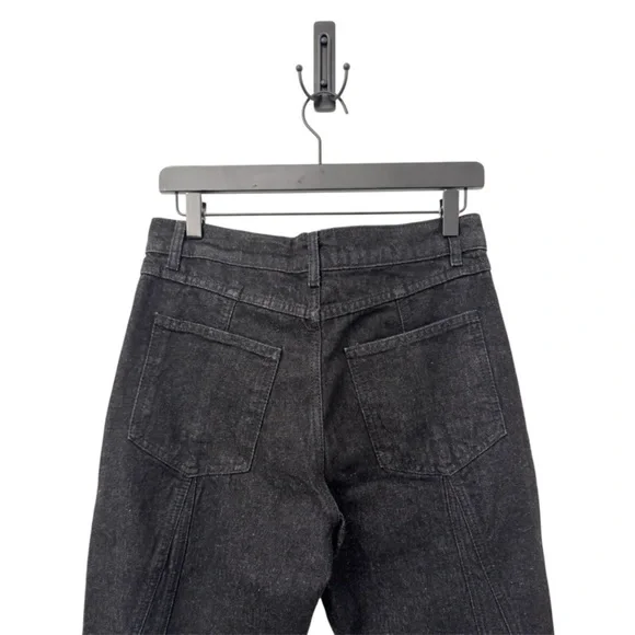 NWOT ZARA Slim High-Waisted Paneled Black Jeans - Picture 4 of 4